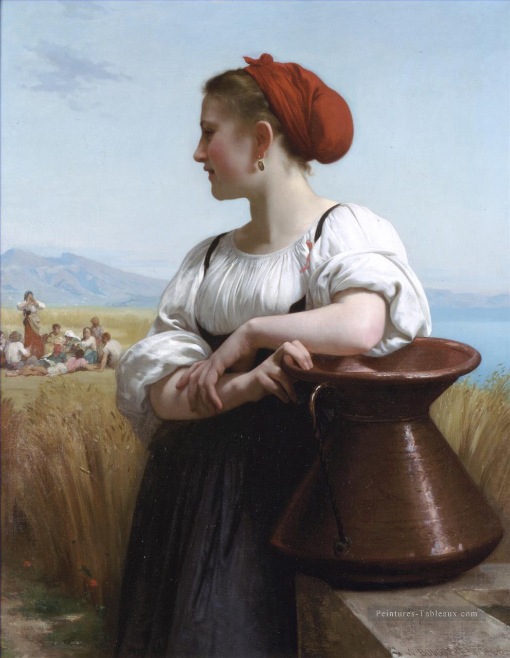 Moissoneuse réalisme William Adolphe Bouguereau Peintures à l'huile